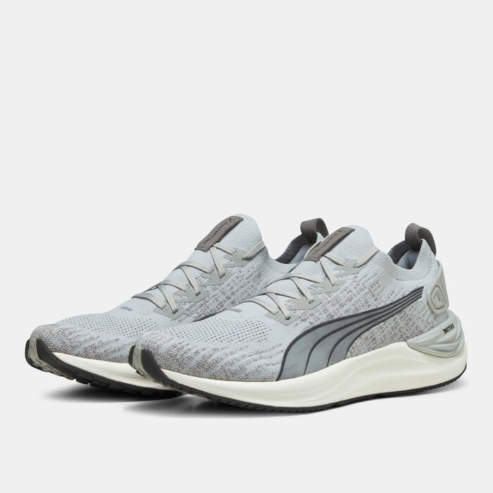 PUMA Men's Electrify NITRO 3 Knit Running Shoe Grey PUMA Men's Electrify NITRO 3 Knit Running Shoe Grey image number 1