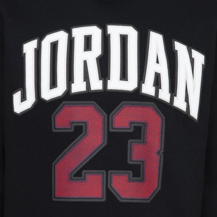 Jordan Kids' Fleece Hoodie Black image number 5