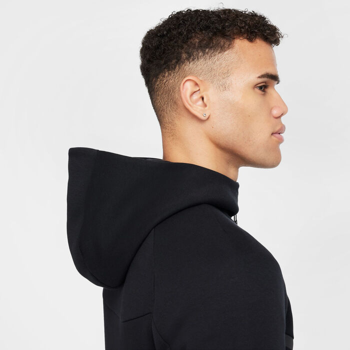 Nike Men's Tech Full-Zip Windrunner Hoodie Black Nike Men's Tech Full-Zip Windrunner Hoodie Black image number 4
