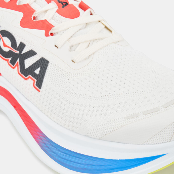 HOKA Men's Skyward X Running Shoes White HOKA Men's Skyward X Running Shoes White image number 4