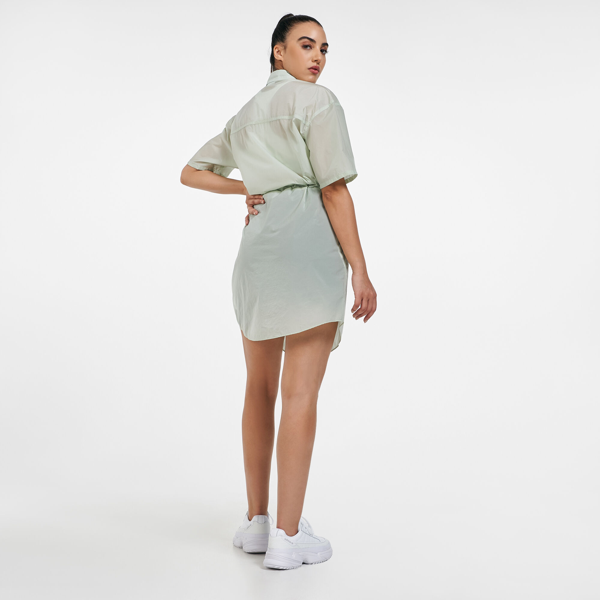 Mint green adidas dress top
