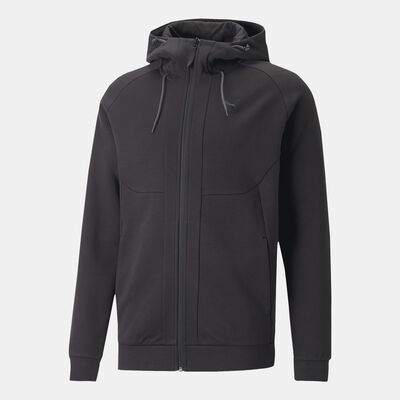 PUMA Men's PUMATECH Full-Zip Hoodie Black PUMA Men's PUMATECH Full-Zip Hoodie Black