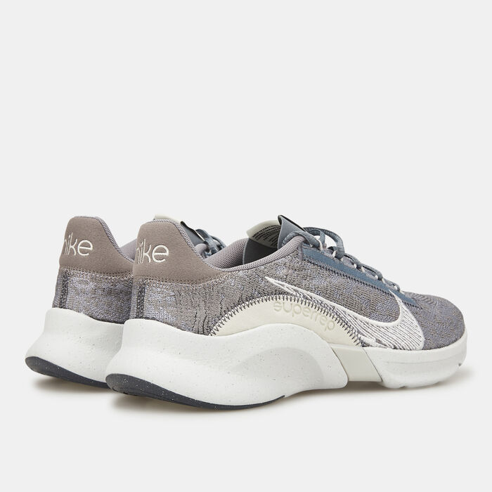 Nike Men's SuperRep Go 3 Next Nature Flyknit Training Shoes Grey image number 3