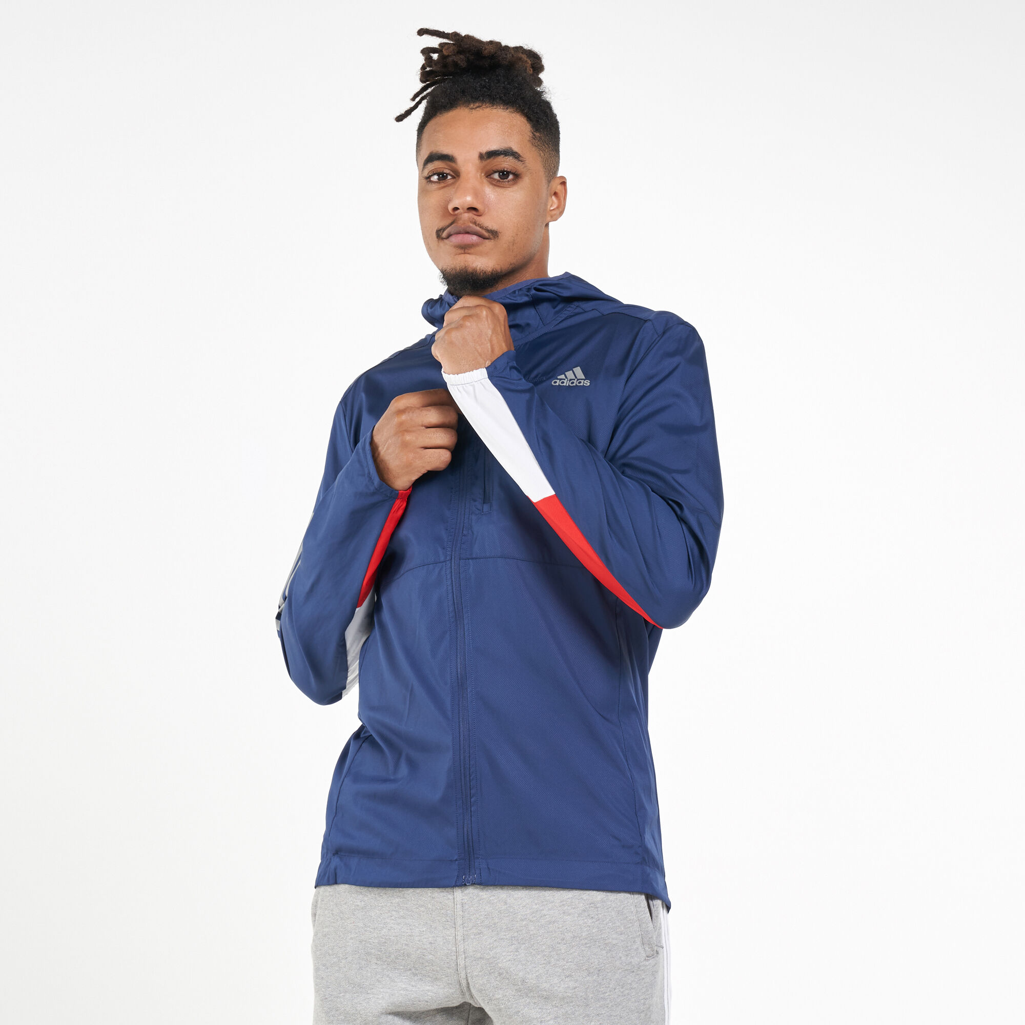 Adidas own the run online wind jacket