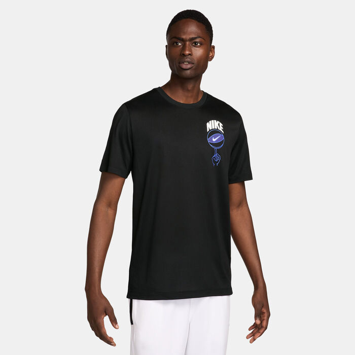 Nike Men's Dri-FIT Basketball T-Shirt Black Nike Men's Dri-FIT Basketball T-Shirt Black image number 0