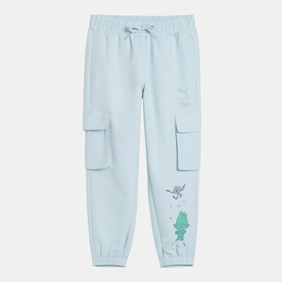 PUMA Kids' x Trolls Cargo Pants Blue