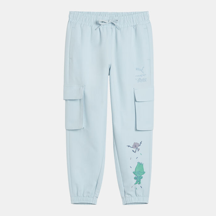 PUMA Kids' x Trolls Cargo Pants Blue PUMA Kids' x Trolls Cargo Pants Blue image number 0