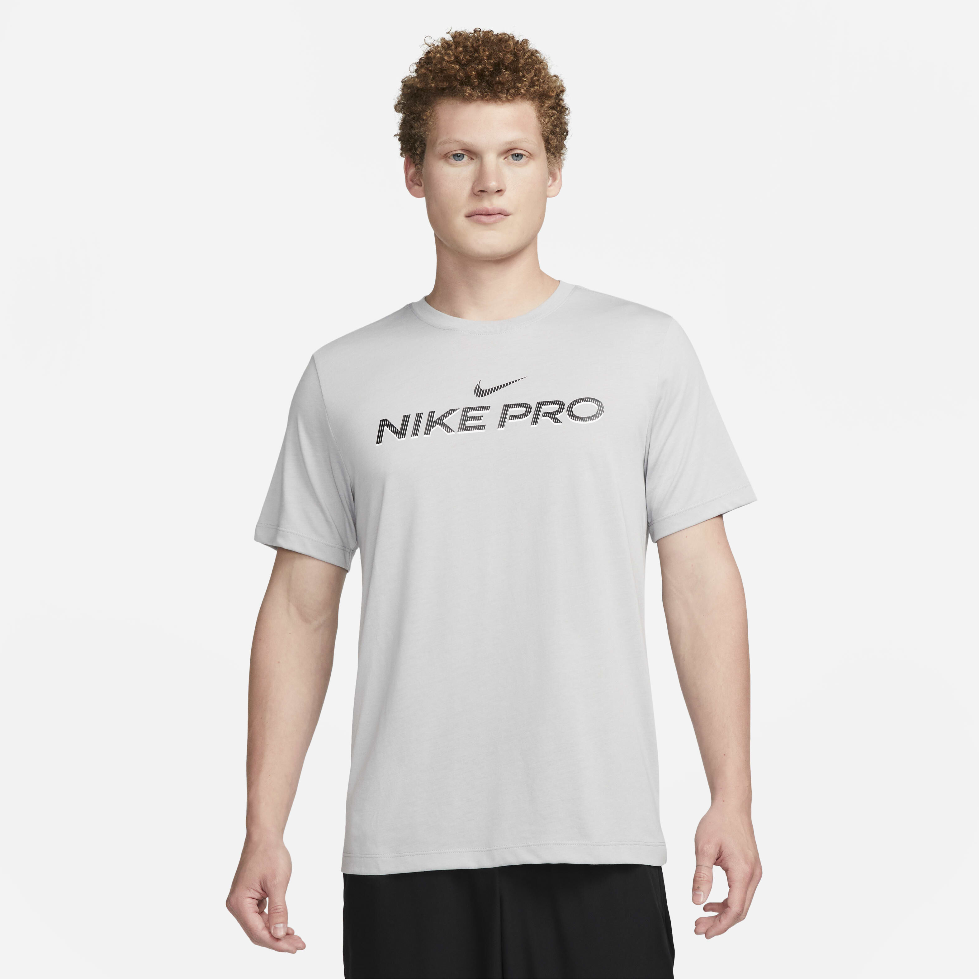 Men s Dri FIT Fitness T Shirt Grey Nike in KSA SSS