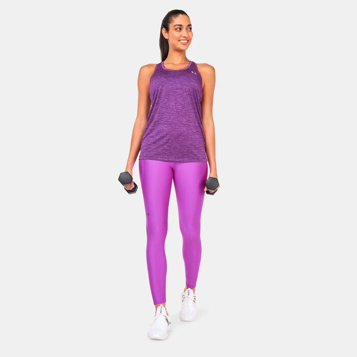 Under Armour Women's UA Tech™ Training Tank Top Purple Under Armour Women's UA Tech™ Training Tank Top Purple image number 2