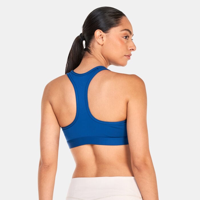 Nike Women's Dri-FIT Swoosh Medium-Support Training Sports Bra Blue Nike Women's Dri-FIT Swoosh Medium-Support Training Sports Bra Blue image number 1
