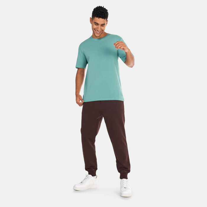 Sun and Sand Sports Men's Solid Crew T-Shirt Green Sun and Sand Sports Men's Solid Crew T-Shirt Green image number 2