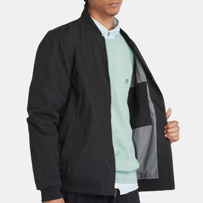 Timberland Men's Water Repellent Bomber Jacket Black image number 4