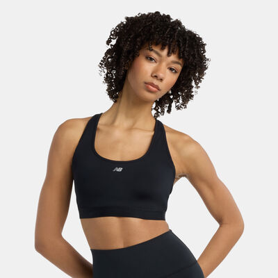 New Balance Women's Essential High-Support Running Sports Bra Black