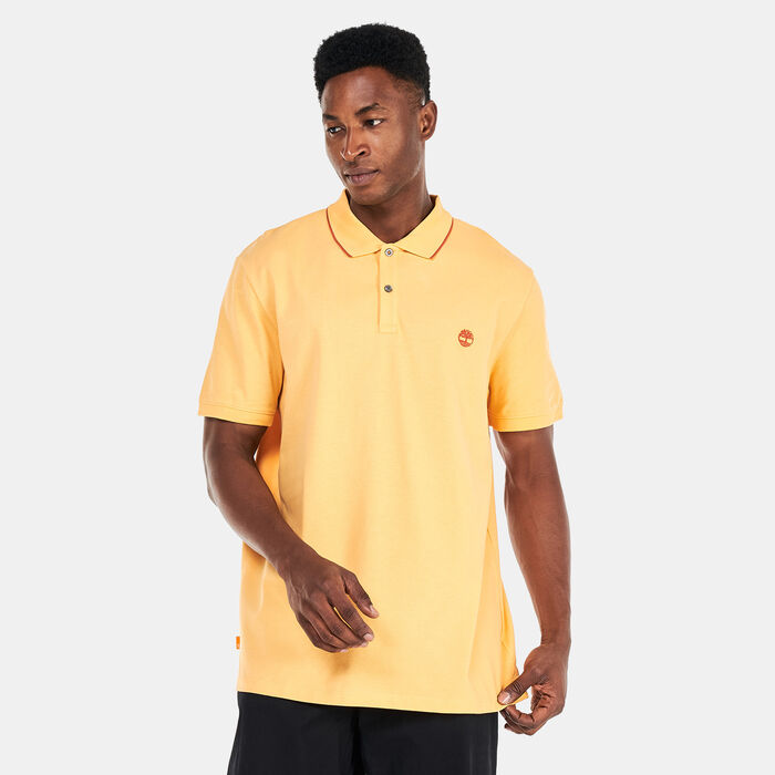 Timberland Men's Millers River Polo Shirt Orange Timberland Men's Millers River Polo Shirt Orange image number 0