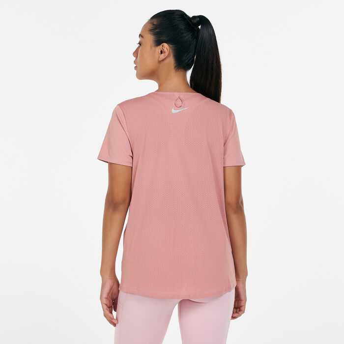Nike Women's Miler Run Division Top Pink Nike Women's Miler Run Division Top Pink image number 1