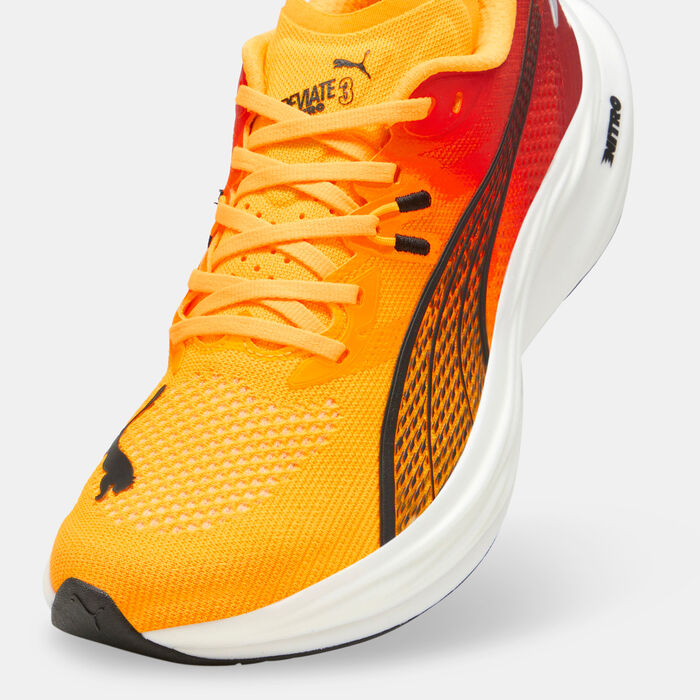 PUMA Men's Deviate NITRO 3 Running Shoes yellow image number 4