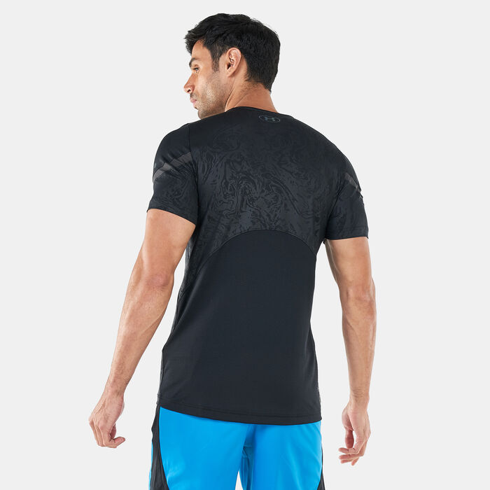 Under Armour Men's UA Rush 2.0 Emboss T-Shirt Under Armour Men's UA Rush 2.0 Emboss T-Shirt image number 1