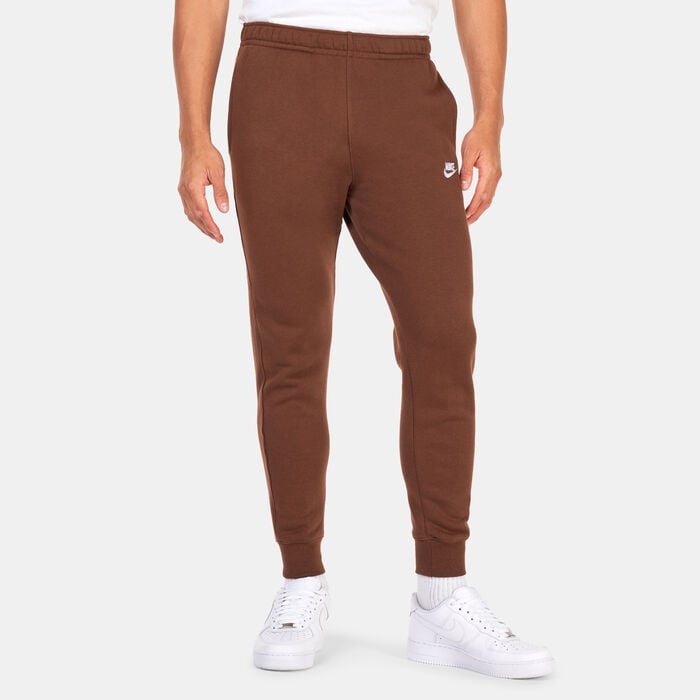 Nike Men's Sportswear Club Fleece Joggers Brown Nike Men's Sportswear Club Fleece Joggers Brown image number 0