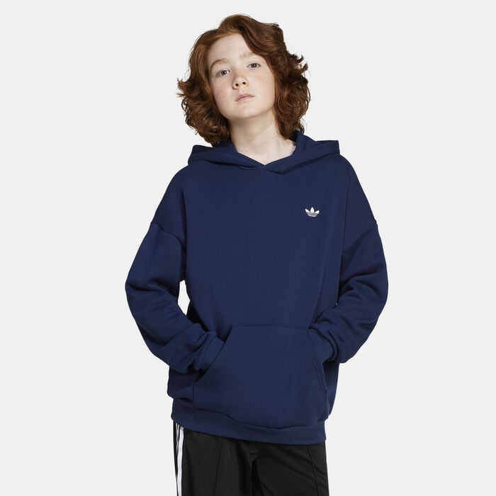 adidas Originals Kids' Trefoil Hoodie Blue adidas Originals Kids' Trefoil Hoodie Blue image number 0