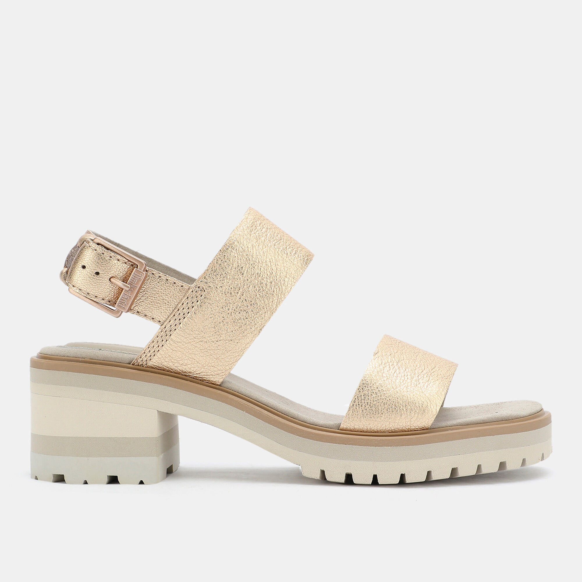 Buy Timberland Women s Violet Marsh 2 Band Sandals Mettalic in KSA