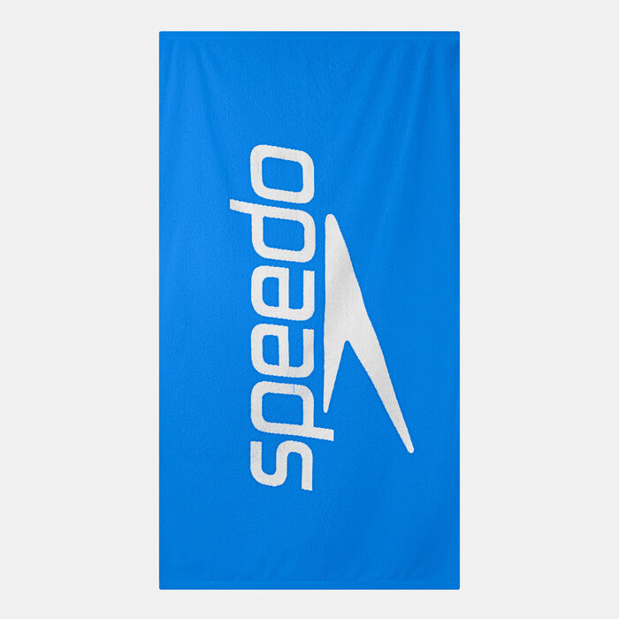 Speedo Logo Beach Towel Blue Speedo Logo Beach Towel Blue image number 1