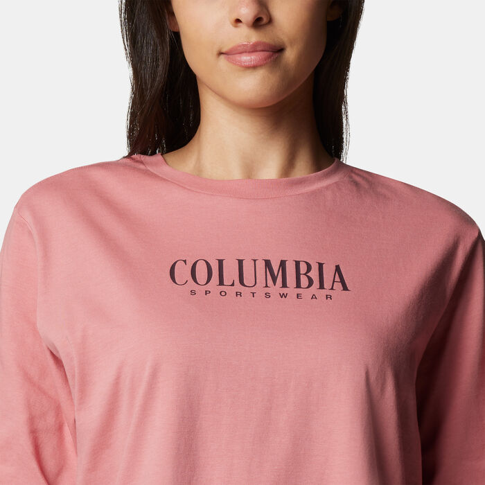 Columbia Women's North Cascades T-Shirt Pink Columbia Women's North Cascades T-Shirt Pink image number 2