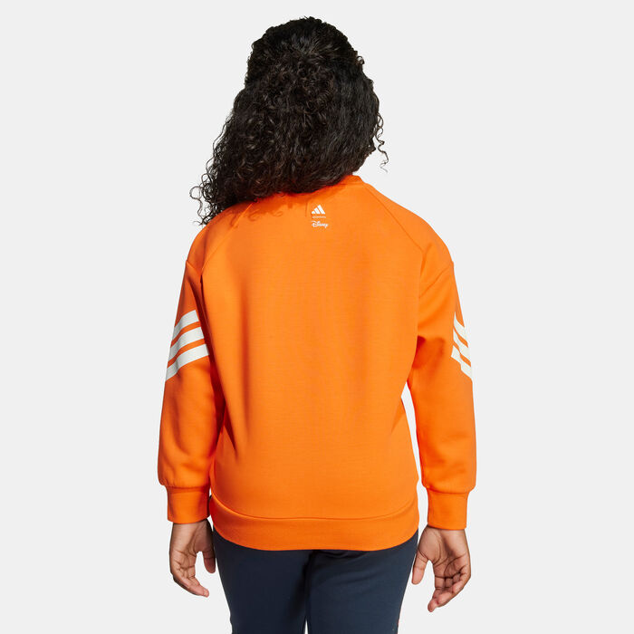adidas Kids' Disney Mickey Mouse Sweatshirt Orange adidas Kids' Disney Mickey Mouse Sweatshirt Orange image number 1