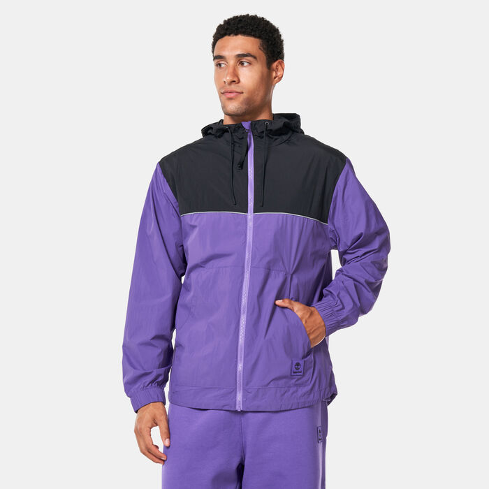 Timberland Men's Windbreaker Full-Zip Jacket Purple Timberland Men's Windbreaker Full-Zip Jacket Purple image number 0