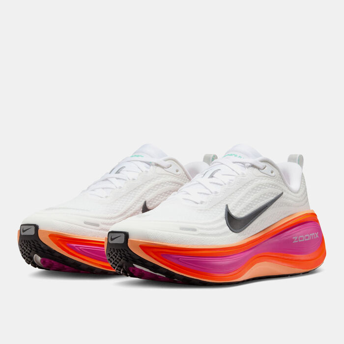 Nike Women's Vomero Plus Road Running Shoes White image number 3