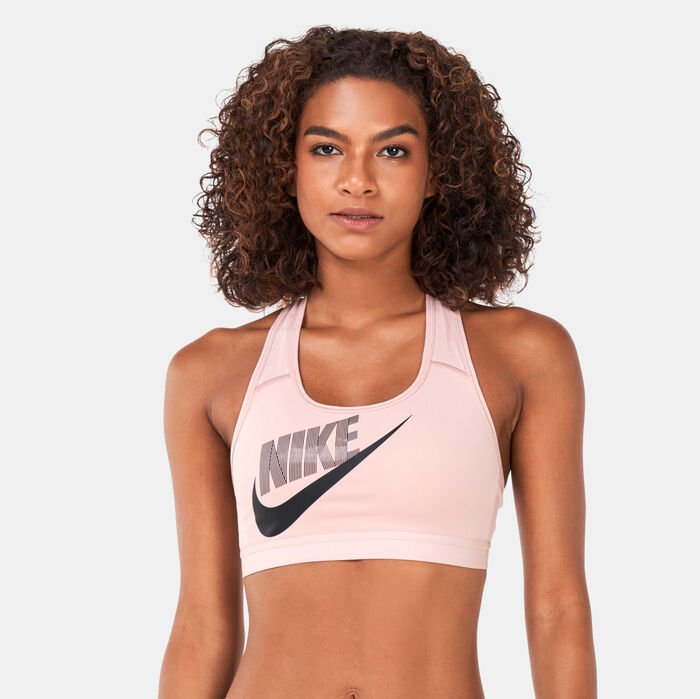 Nike Women's Dri-FIT Non-Padded Sports Bra Pink Nike Women's Dri-FIT Non-Padded Sports Bra Pink image number 0