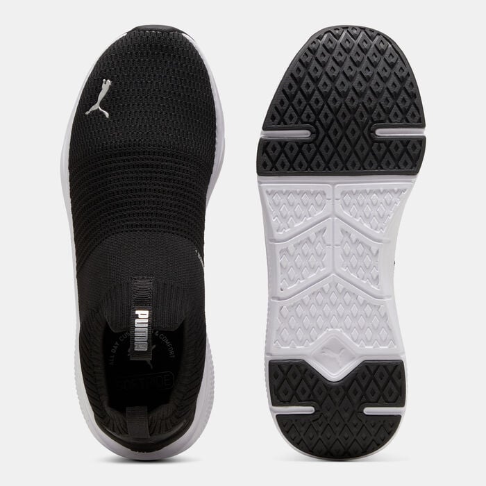 PUMA Women's SOFTRIDE Pro Echo Running Slip-On Shoes Black PUMA Women's SOFTRIDE Pro Echo Running Slip-On Shoes Black image number 3