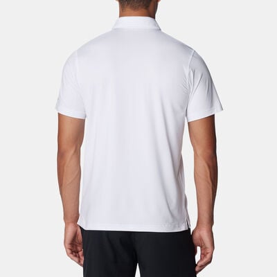 Columbia Men's Tech Trail™ Polo T-Shirt White Columbia Men's Tech Trail™ Polo T-Shirt White