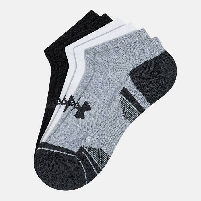 Under Armour Kids' UA Performance Tech No Shoe Socks (3 Pack) Grey Under Armour Kids' UA Performance Tech No Shoe Socks (3 Pack) Grey image number 0