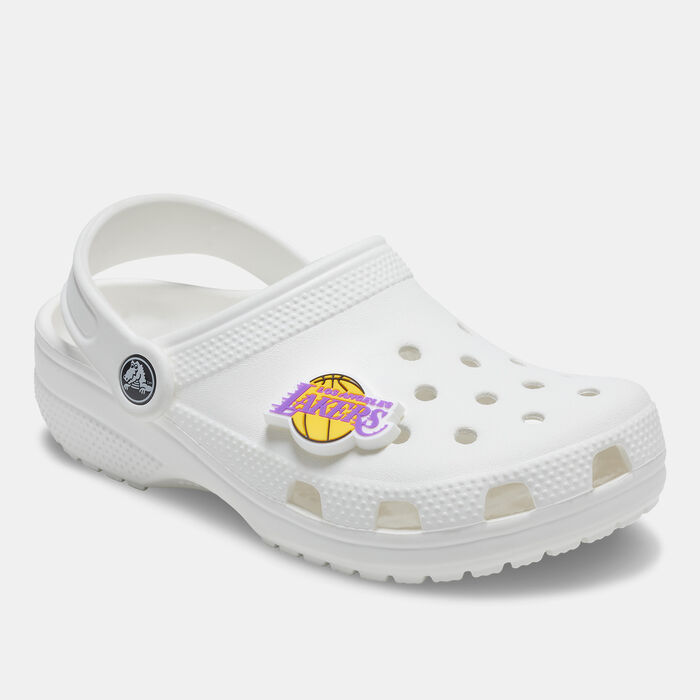 Crocs NBA Los Angeles Lakers Shoe Charm Multi-Color Crocs NBA Los Angeles Lakers Shoe Charm Multi-Color image number 1