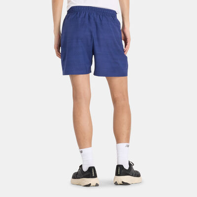 New Balance Men's Sport Essentials Printed Training Shorts Blue