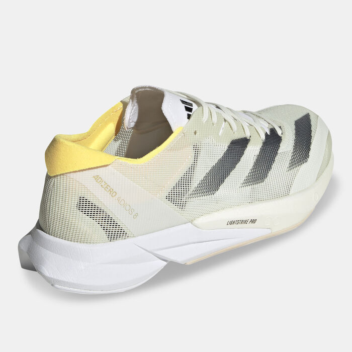 adidas Women's Adizero Adios 8 Running Shoes White adidas Women's Adizero Adios 8 Running Shoes White image number 2