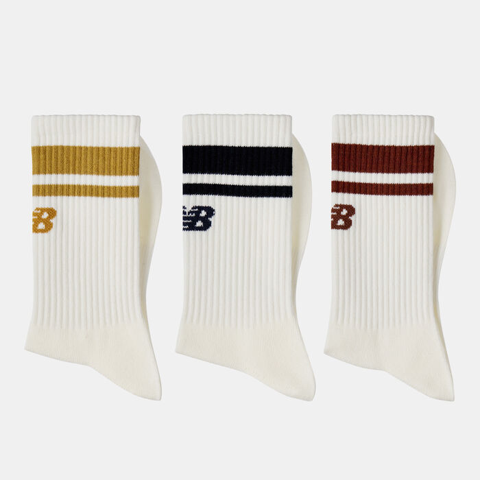 New Balance Sport Essentials Line Midcalf Socks (3 Pack) Beige image number 1