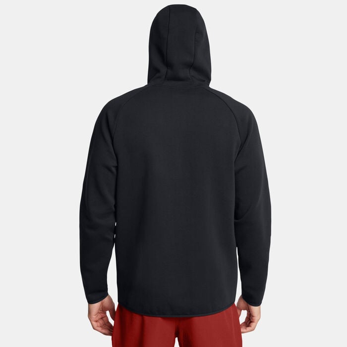 Under Armour Men's Unstoppable Fleece Full-Zip Hoodie Black Under Armour Men's Unstoppable Fleece Full-Zip Hoodie Black image number 2
