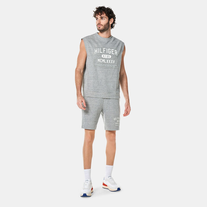Tommy Hilfiger Men's Graphic Sleeveless Sweatshirt Grey Tommy Hilfiger Men's Graphic Sleeveless Sweatshirt Grey image number 2