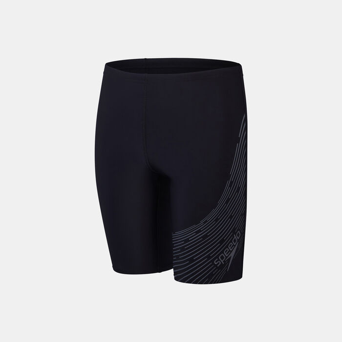 Speedo Kids' Medley Logo Swimming Jammers Black image number 0