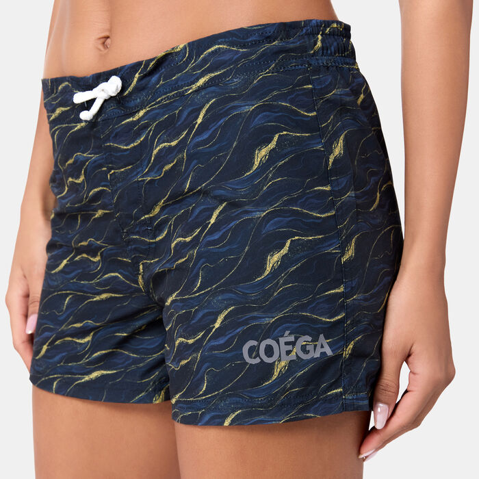 COEGA Women's Board Swimming Shorts Black COEGA Women's Board Swimming Shorts Black image number 3