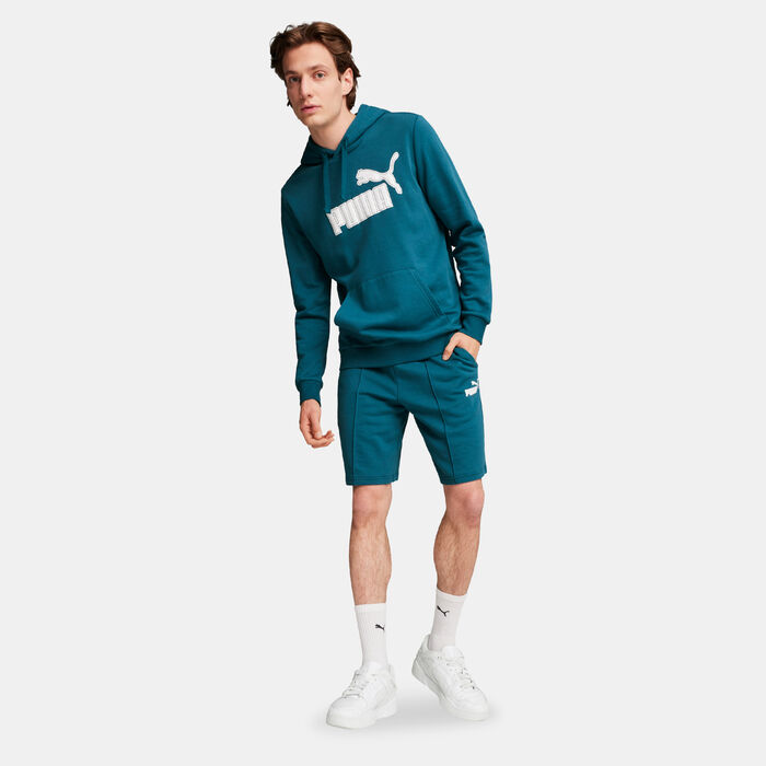 PUMA Men's Sports Club Logo Hoodie Green PUMA Men's Sports Club Logo Hoodie Green image number 2