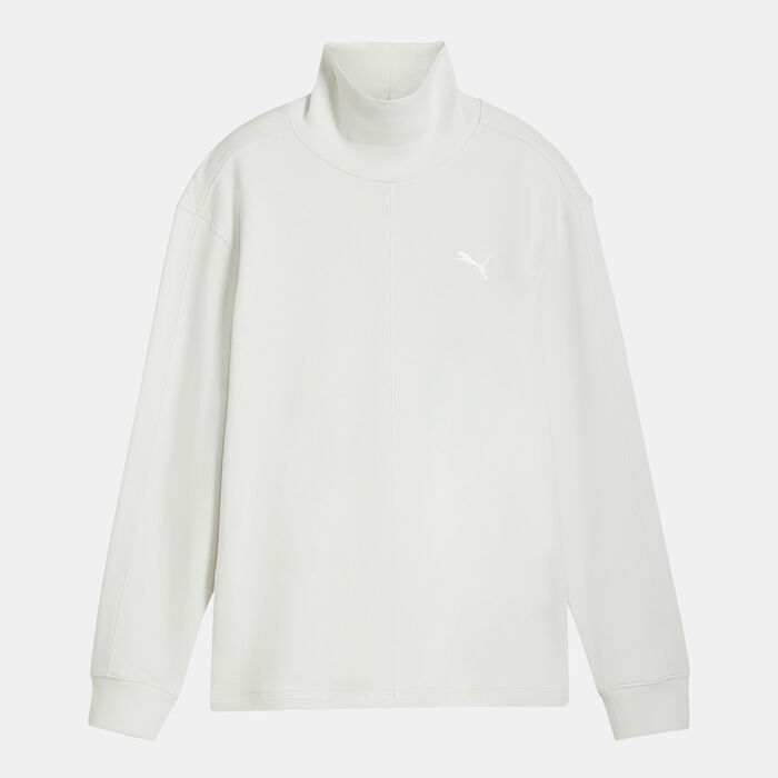 PUMA Women's HER Sweatshirt Grey PUMA Women's HER Sweatshirt Grey image number 0