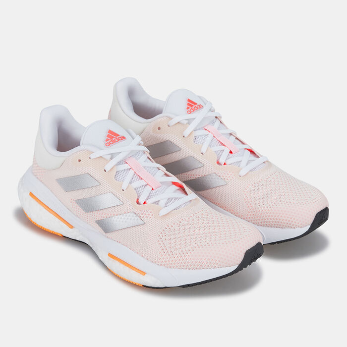adidas Women's Solarglide 5 Running Shoe Pink image number 1