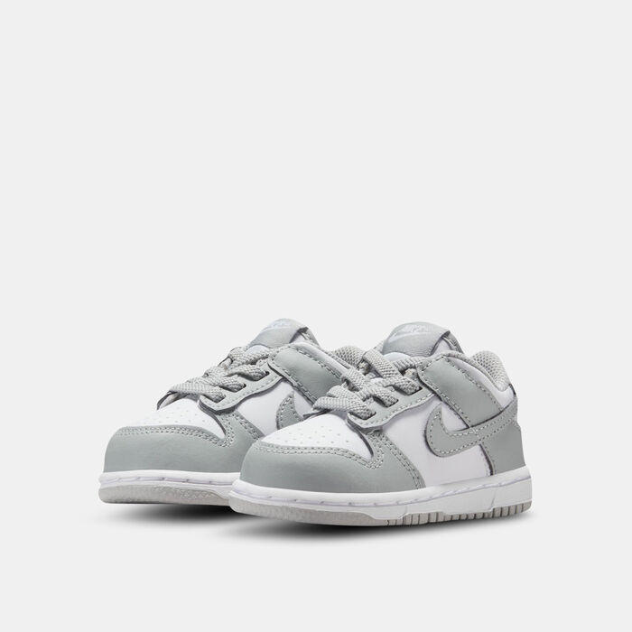 Nike Kids' Dunk Low Shoes Grey Nike Kids' Dunk Low Shoes Grey image number 1