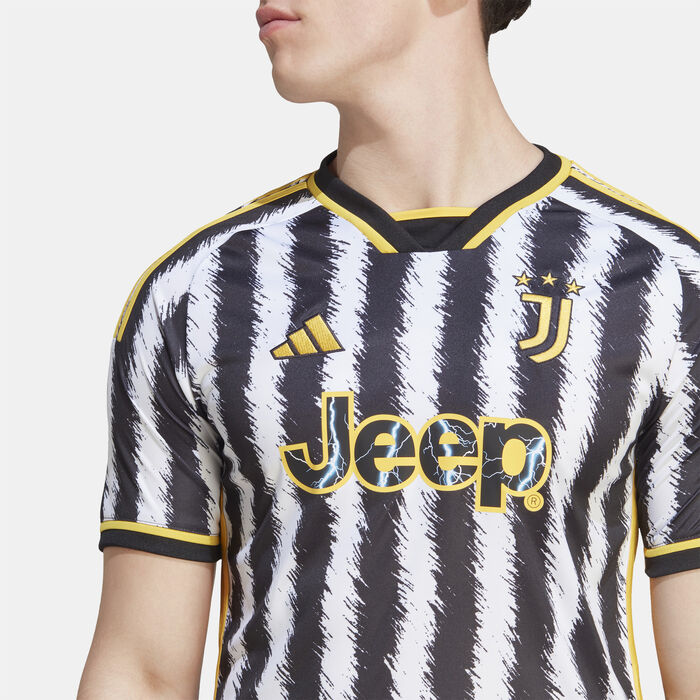 adidas Men's Juventus Home Jersey - 2023/24 Black image number 3