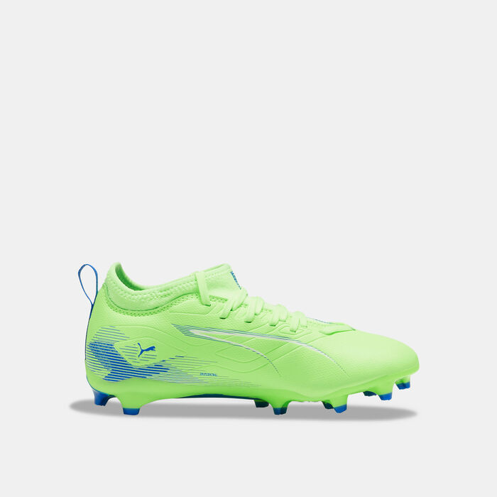 PUMA Kids' ULTRA 5 MATCH Firm Ground/Artificial Ground Football Shoes White image number 2