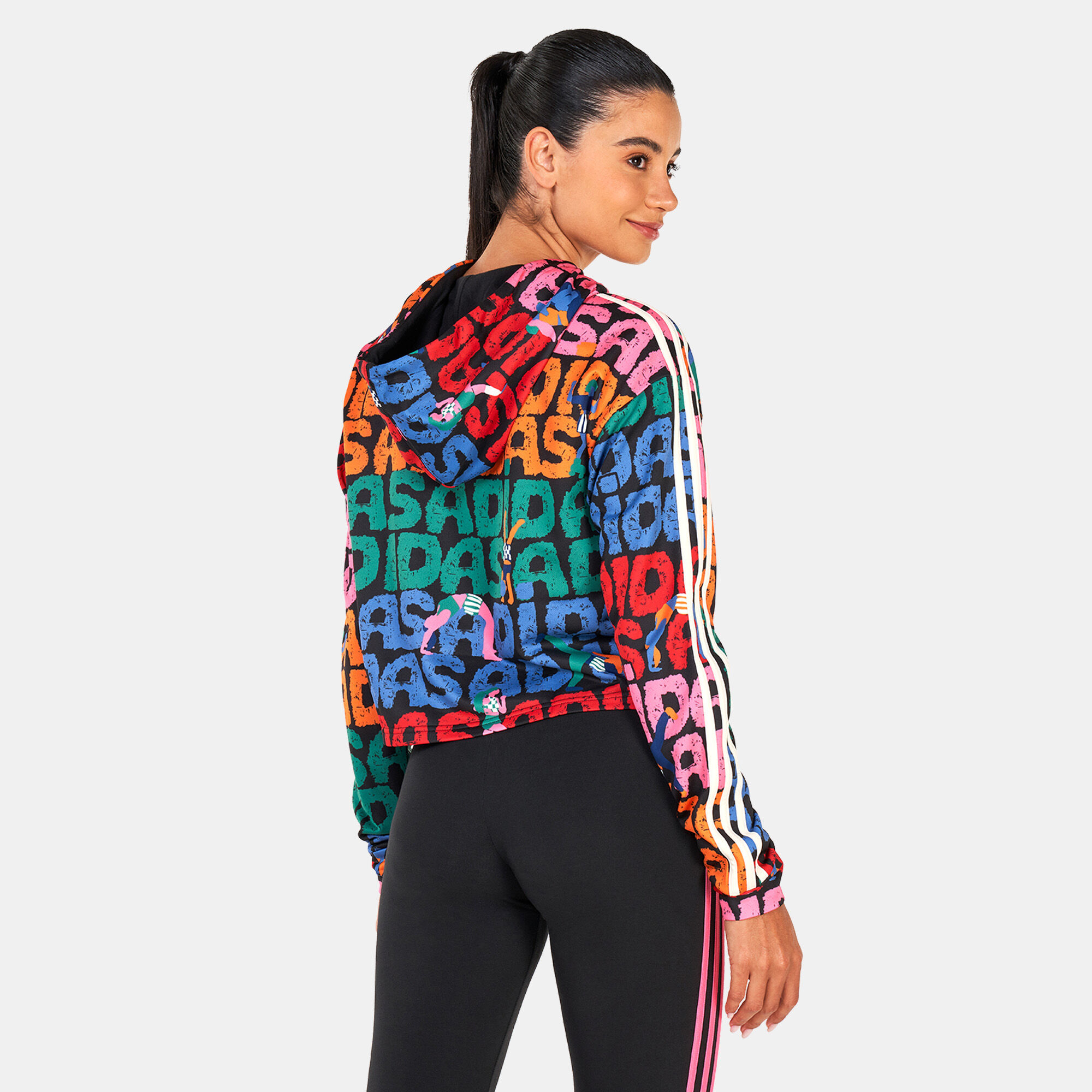 Women s X FARM Rio 3 Stripes Hoodie