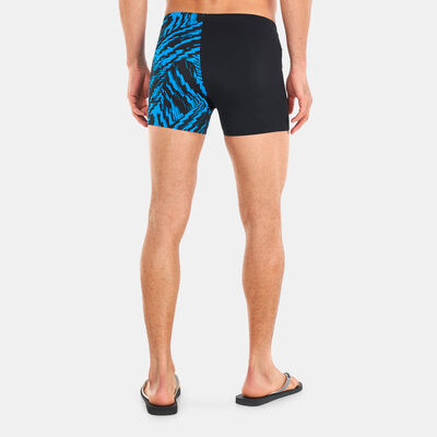 Speedo Men's Allover V-Cut Swimming Shorts Black