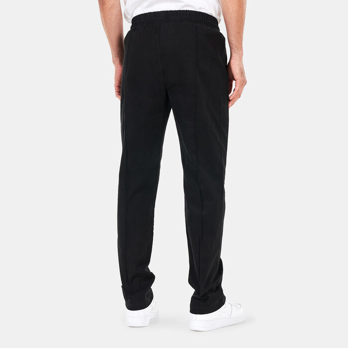 Tee Library Men's Straight Leg Stretch Woven Joggers Black Tee Library Men's Straight Leg Stretch Woven Joggers Black image number 1